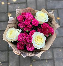 Букет цветов из:  Розы #REPLACE_PRED# Чердыни