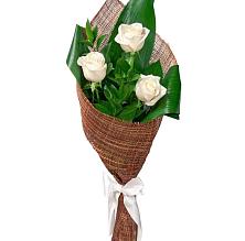Букет 3 белые розы #REPLACE_PRED# Чердыни